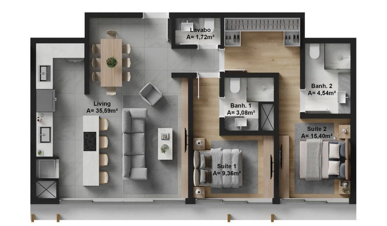 Vantagens de comprar um apartamento na planta — Apartamentos 4 Suites Porto Belo 20