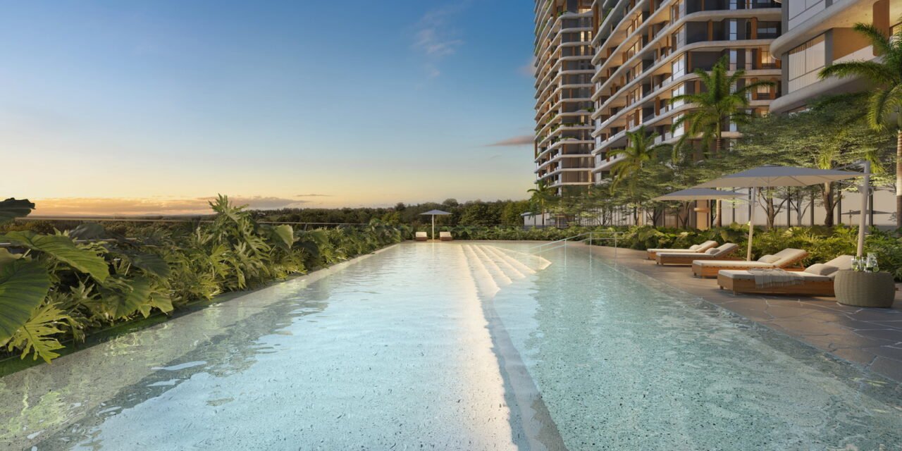 Lagom Perequê em Porto Belo: unidade 1201 com 144,03 m² — Lagom Pereque Porto Belo 12 Piscina Adulto Condominio B