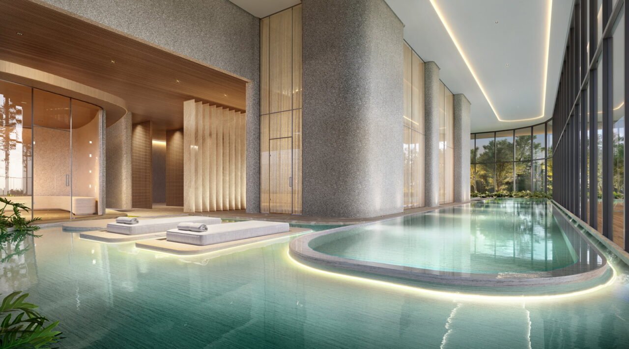 Unidade 1803 do Lagom Perequê – Porto Belo, SC — Lagom Pereque Porto Belo 18 Piscina Coberta Condominio A