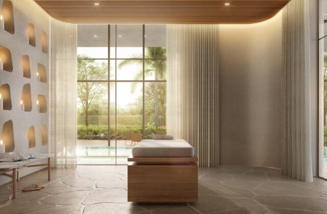 Lagom Perequê em Porto Belo: unidade 2704 com 123,64 m² — Lagom Pereque Porto Belo 27 Sala Massagem